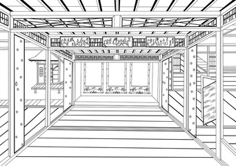 浮世絵　和室　その6