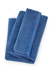 Fresh blue towel