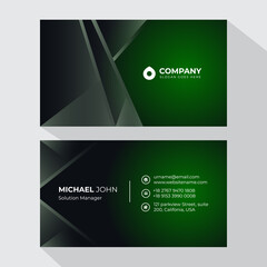 Modern business card design template