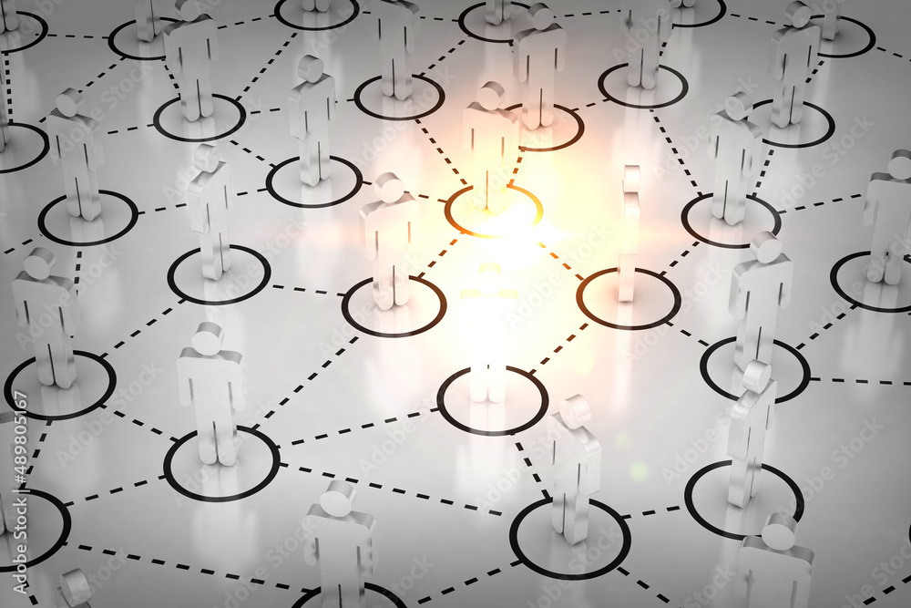 Poster Social Web Network Background Image