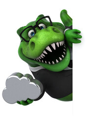 Fototapeta premium Fun Trex - 3D Illustration
