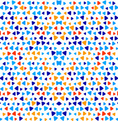 Doodle Triangle Colorful Pattern Background