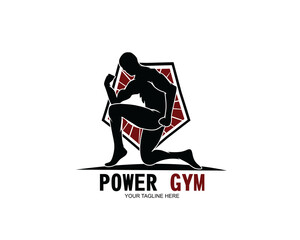 Fitness Gym Logos and Icons for Sports Labels