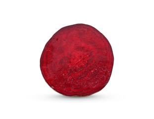Beet on an isolated white background