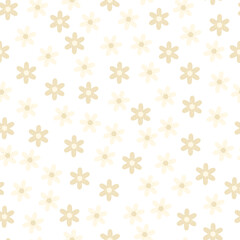 Delicate seamless pattern with flowers