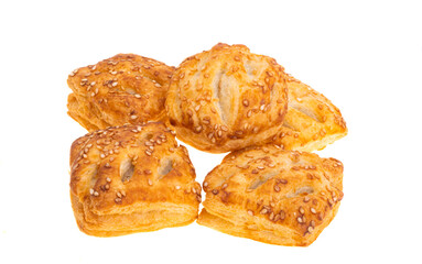 puff pastry isolated
