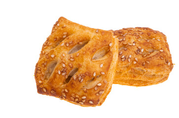puff pastry isolated