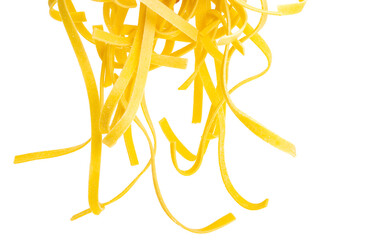 egg noodles isolated