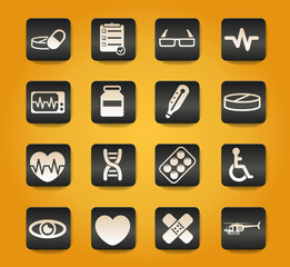Medical simply icons