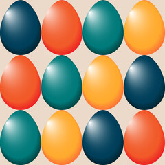 Seamless beautiful backgrounds on the theme of Easter