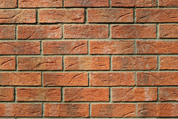 Close Up of Textured Brick Wall