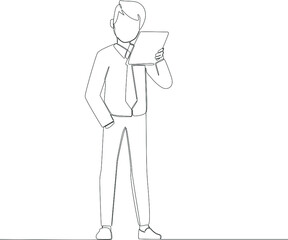 Someone is doing an analysis of the ongoing economic conditions . Icons of economics condition. Microeconomics and macroeconomics. Vector illustration.