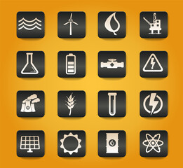 Power generation simply icons