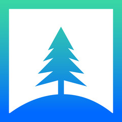Obraz premium forest icon