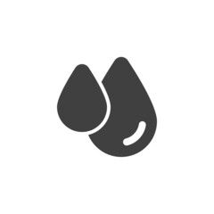 Rain drops vector icon