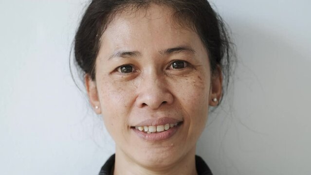 Collage With Faces of People of Different Ages and Multi-ethnic Close-up. Montage of Portraits With Concept of Nationality Diversity, Ethnicity Differences and Nations Unity