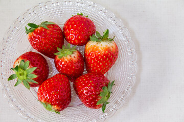 おいしそうな真っ赤なイチゴ