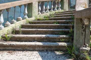 Old staircase, entrance to the palace.