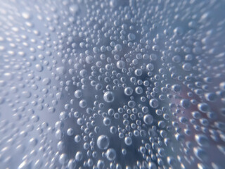 Beautiful Blue Water Bubbles Background