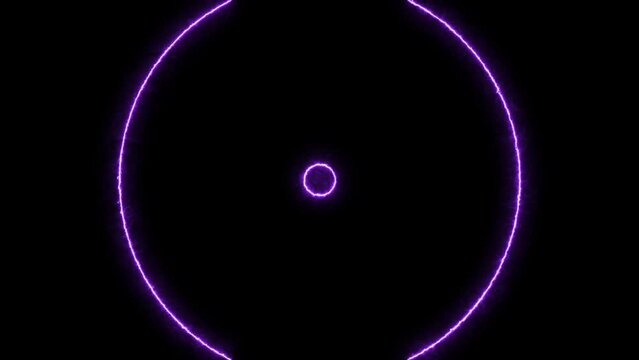 purple replicant circle energy overlay effect loop