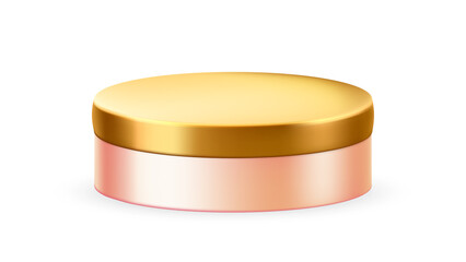 product podium platform stage. pedestal backgroung. empty product podium clean showcase. minimalism. 3d realistic vector