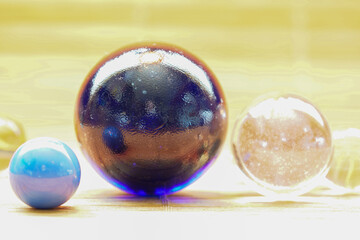 Stones in the quarry and photographed them in the studio