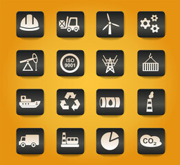 industry icon set