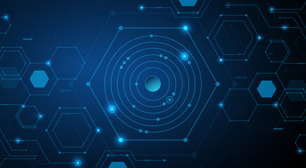 Technology graphic design background. Vector illustration. Vector Abstract technology circuit lines. Technology vector background.Eps10 vector illustration.	