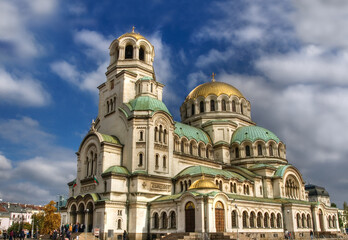 Fototapeta na wymiar Alexander Nevsky church in Sofia