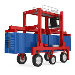 Straddle Carrier Isolated