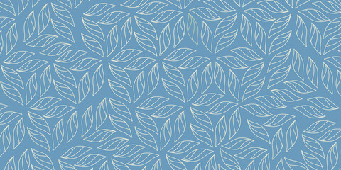 seamless background with leaves