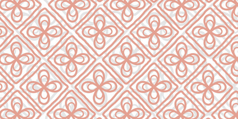 seamless pattern with red flowers