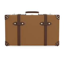 Old Vintage Leather Suitcase