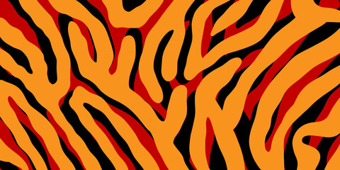 tiger skin pattern