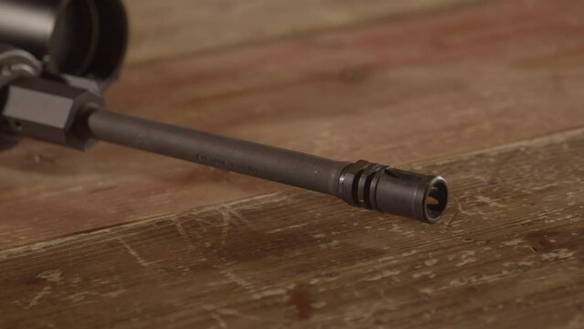 Focus rack to AR-15 muzzle and barrel