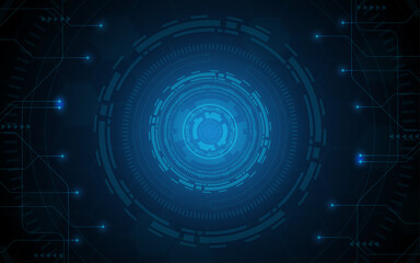 Technology graphic design background. Vector illustration. Vector Abstract technology circuit lines. Technology vector background.Eps10 vector illustration.	