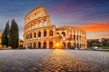 Foto auf Acrylglas Rome, Italy at the Colosseum Amphitheater © SeanPavonePhoto