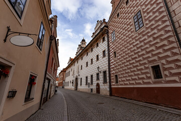 Fototapeta na wymiar Old Town of Cesky Krumlov, Czechia
