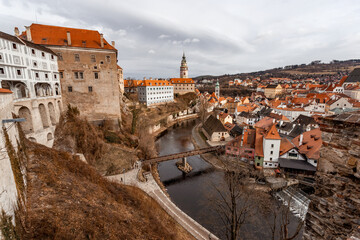 Obraz premium Old Town of Cesky Krumlov, Czechia