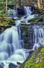 Naklejka premium waterfall, Glen Falls