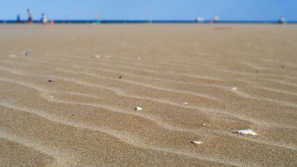 Plage de Port-La-Nouvelle, en pleine saison estivale