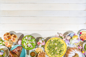 Festive Easter brunch or dinner
