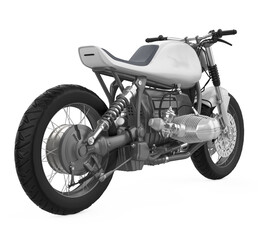 Motorcycle isolated on white background