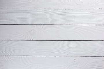 Wood planks painted in white. Wooden background template