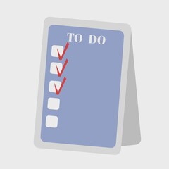 vector illustration of to do-boards