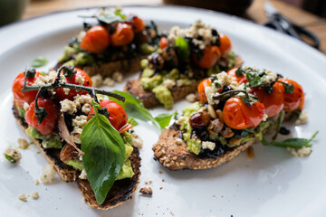 Stock photo vegan pancakes. 
