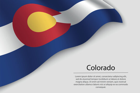Wave flag of Colorado is a state of United States.