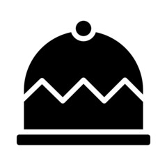 Fototapeta premium Christmas hat icon