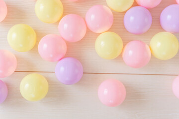 Pink ball background. Event background, campaign background, etc. ピンク色のボールの背景。イベント背景、キャンペーン背景など