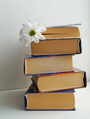 stack of books
